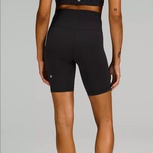 Lululemon 8 inch biker shorts high waisted size 6